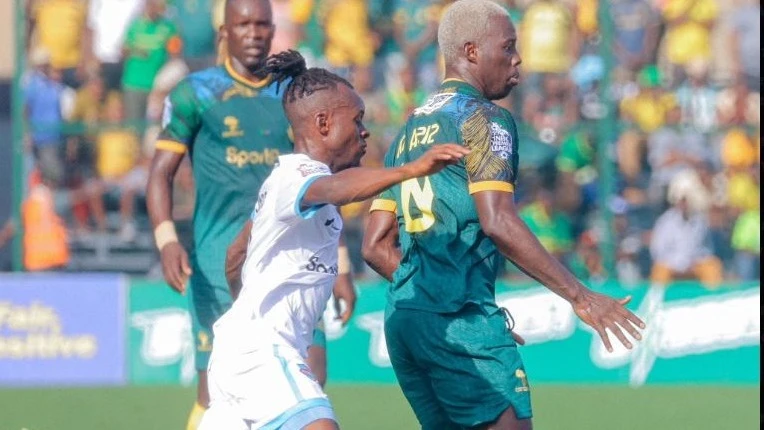 Young Africans attacking midfielder Stephane Aziz Ki pictured yesterday controlling the ball during their Premier League match against Fountain Gate at KMC Complex in Dar es Salaam. 