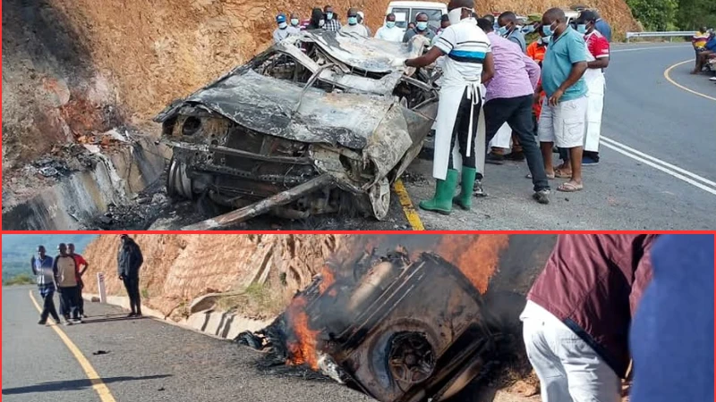 Polisi yashangazwa bodaboda kupiga picha ajali badala ya kuwaokoa walimu.