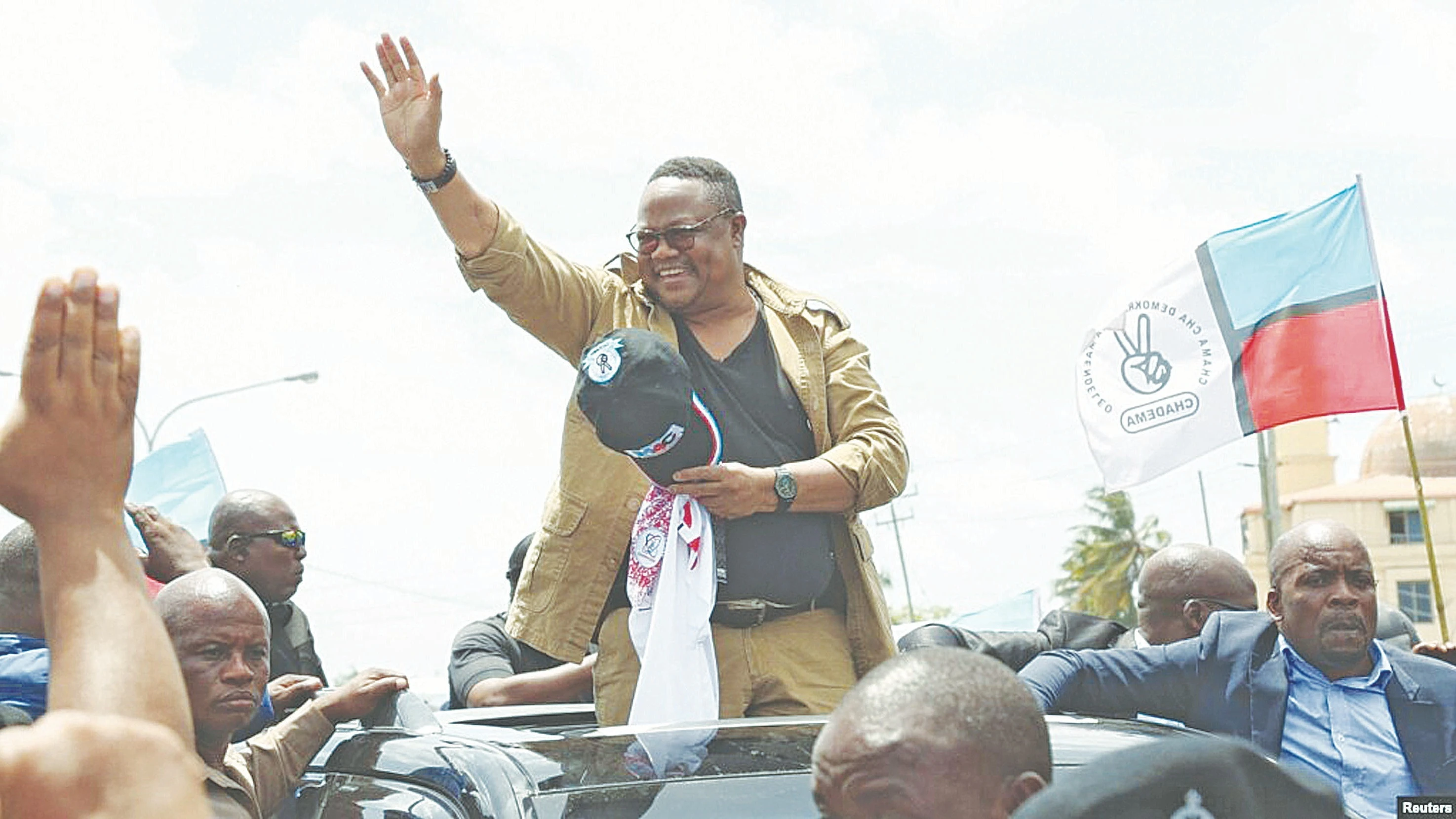 Tundu Lissu, mpinzani wa Mwenyekiti  Freeman Mbowe, kwenye uchaguzi mkuu baadaye mwezi huu