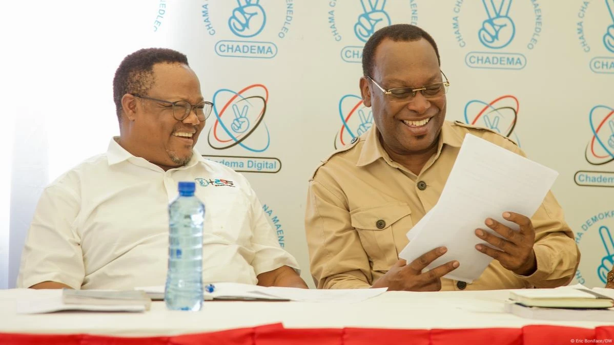 Freeman Mbowe na Tundu Lissu.