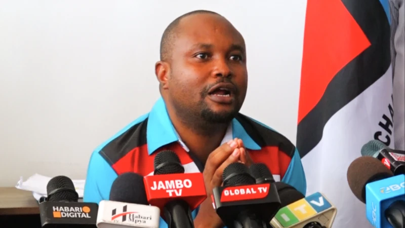 Katibu Mkuu wa CHADEMA, John Mnyika.