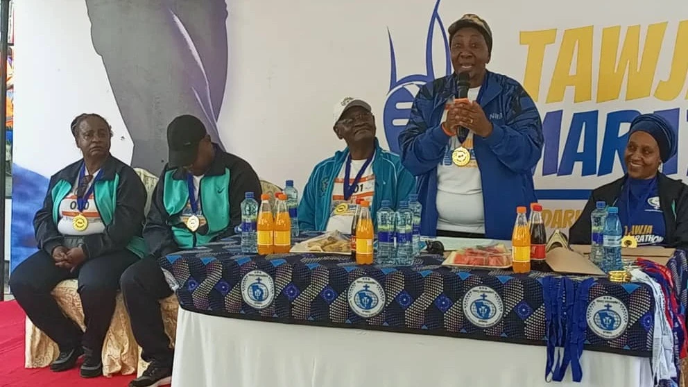 Shally Raymond, chairman of the Tanzania Women's Parliamentarians Union (TWPG), spoke to journalists in Arusha on the 25th anniversary of the Association of Tanzanian Women Judges and Magistrates (TAWJA), representing the Speaker of Parliament, Dr. Tulia.