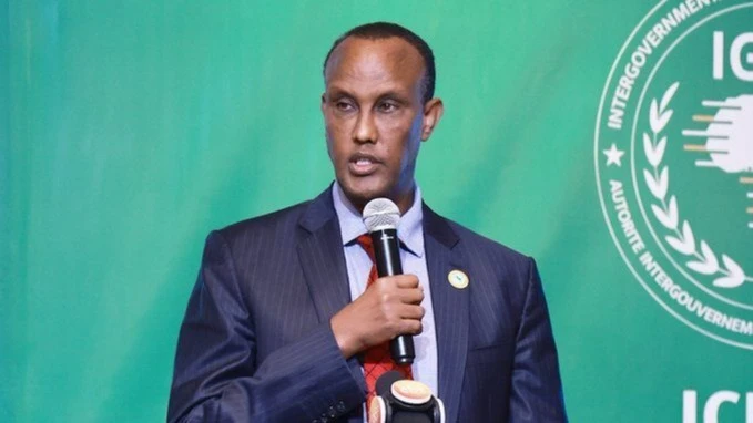 Dr Abdi Fidar, an officer in charge at the International Climate Prediction and Application Center (ICPAC) tied with the Intergovernmental Authority on Development (IGAD)