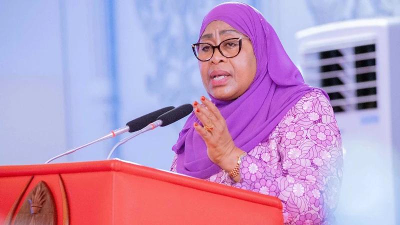 Rais Samia Suluhu Hassan.