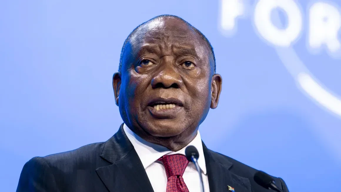 South African President Cyril Ramaphosa