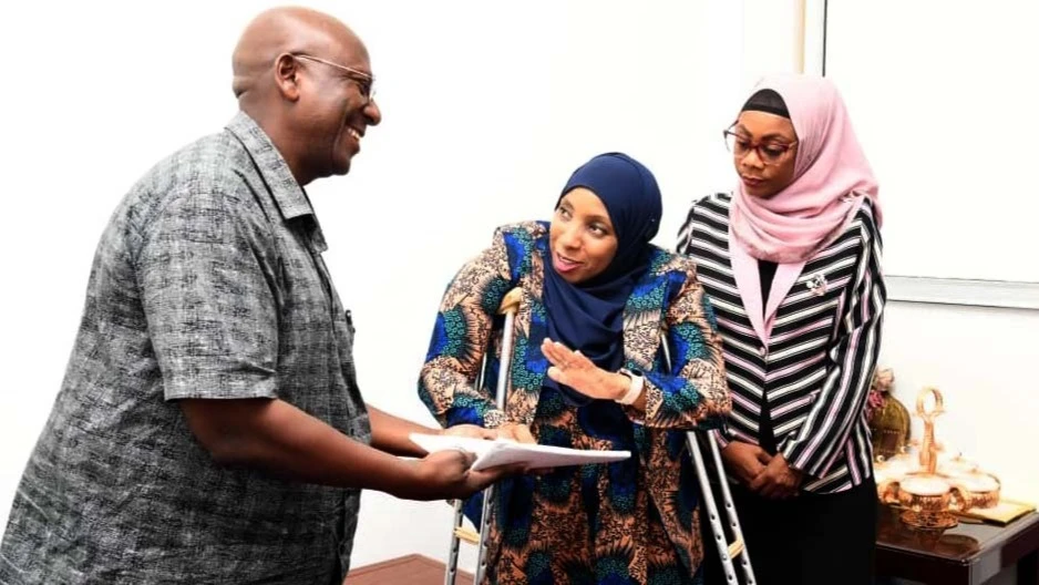 The programme also focuses on maintaining peace and offering solutions during conflicts, as women who lack peace cannot engage in activities that promote their devpt Abeida Rashid Abdallah (C), Permanent Secretary in Zanzibar’s Community Development.