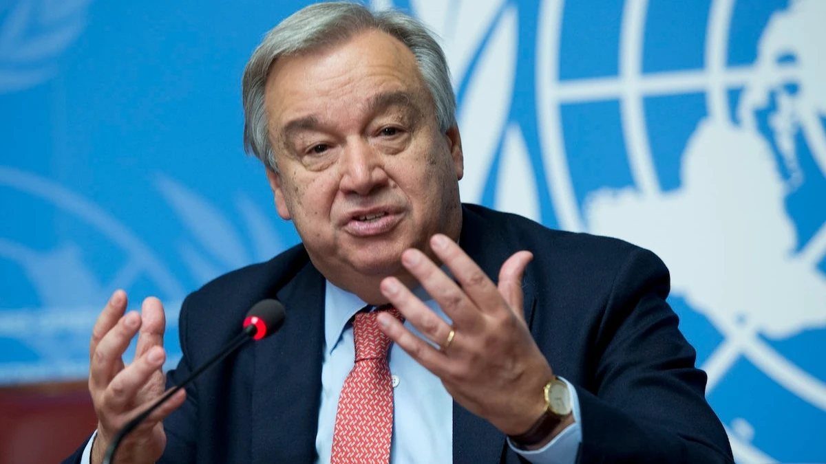 United Nations secretary-general Antonio Guterres