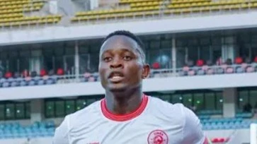 Simba SC SC striker Leonel Ateba