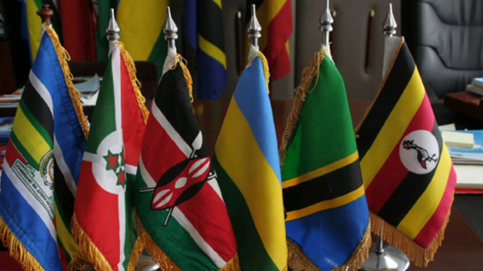 East Africa flags