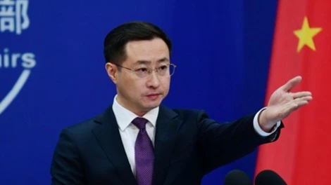  Chinese Foreign Ministry spokesperson Lin Jian.