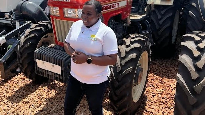 Meneja wa Agricom Kanda ya Ziwa, Christina Mabula, akizungumza na vyombo vya habari 
