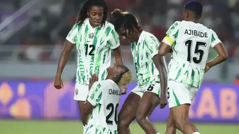 Wachejzaji wa timu ya wanawake ya taifa Nigeria