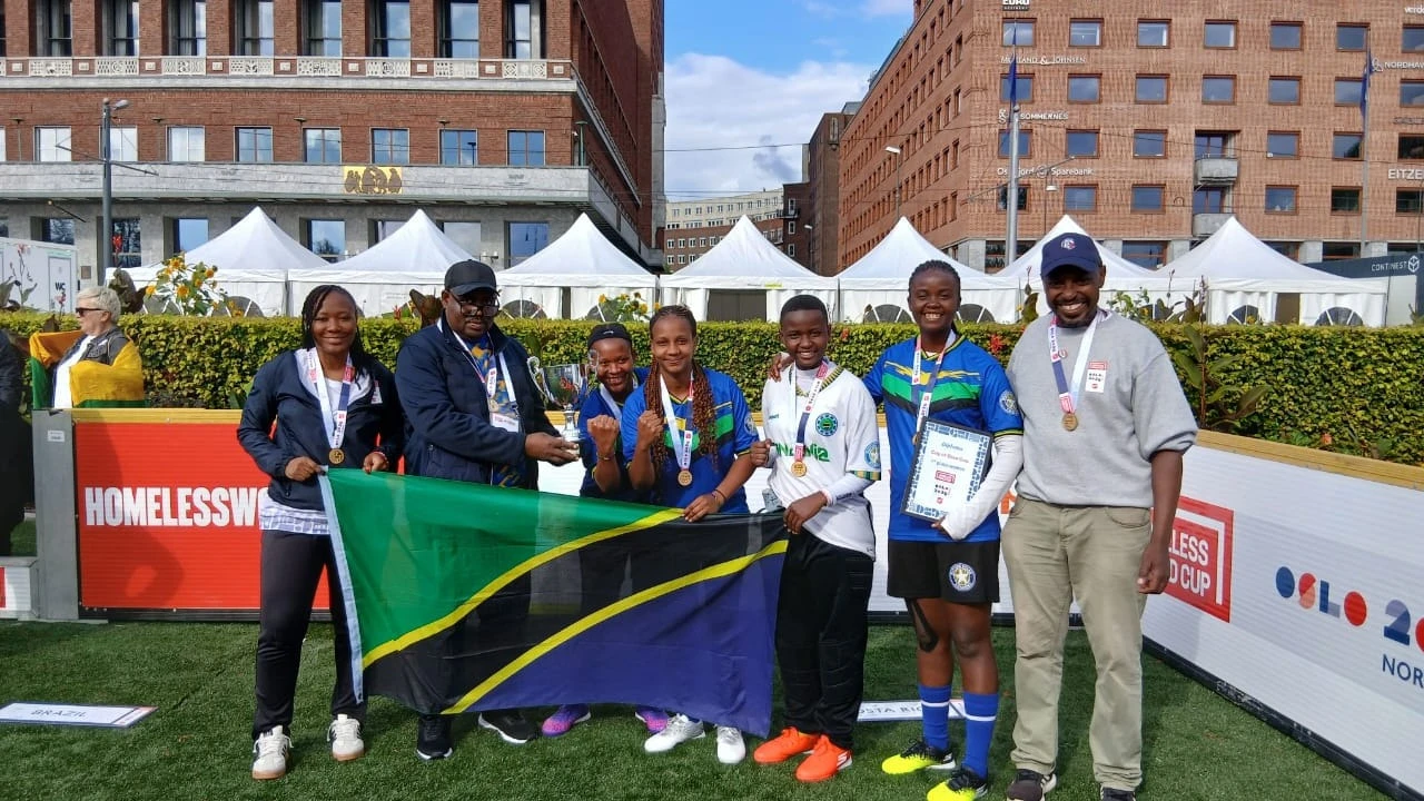 Timu ya Tanzania ya Wanawake kutoka kituo cha Future Stars Academy cha jijini Arusha