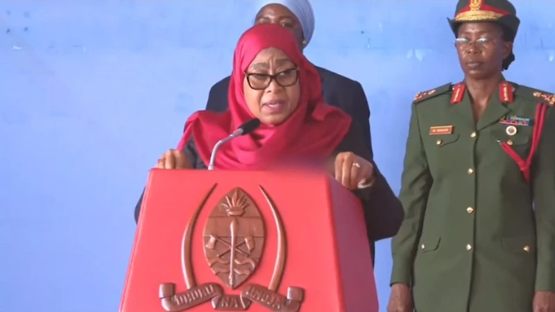 Rais wa Jamhuri ya Muungano wa Tanzania, Dk Samia Suluhu Hassan.