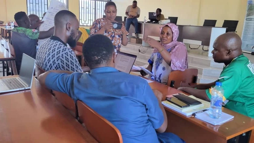 Stakeholders involved in Community Based Forest. Management discuss what should be considered in planning for the next phase and how the communities perceive the project at the just ended meeting meeting in Handeni District
