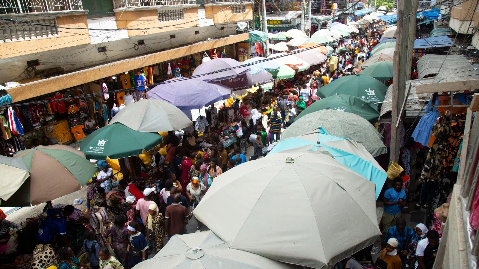 Shoppers flood Kariakoo as they prepare for the Christmas festive season.