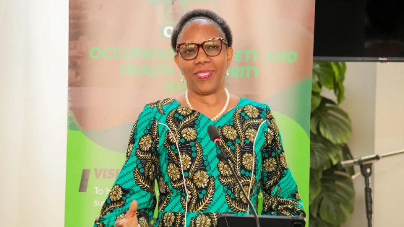 Katibu Mkuu katika Ofisi ya Waziri Mkuu (Kazi, Ajira na Mahusiano), Mary Maganga.