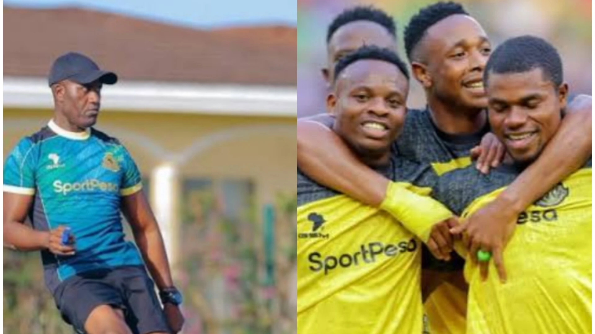 Kocha Msaidizi wa Yanga, Patrick Mabedi, kushito.