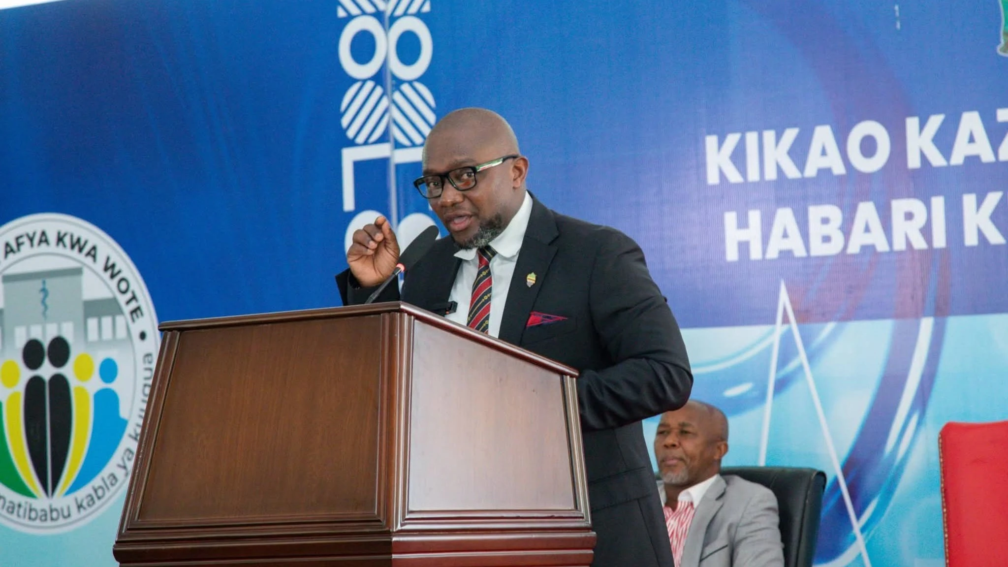 Mohamed Mchengerwa, the Health minister.