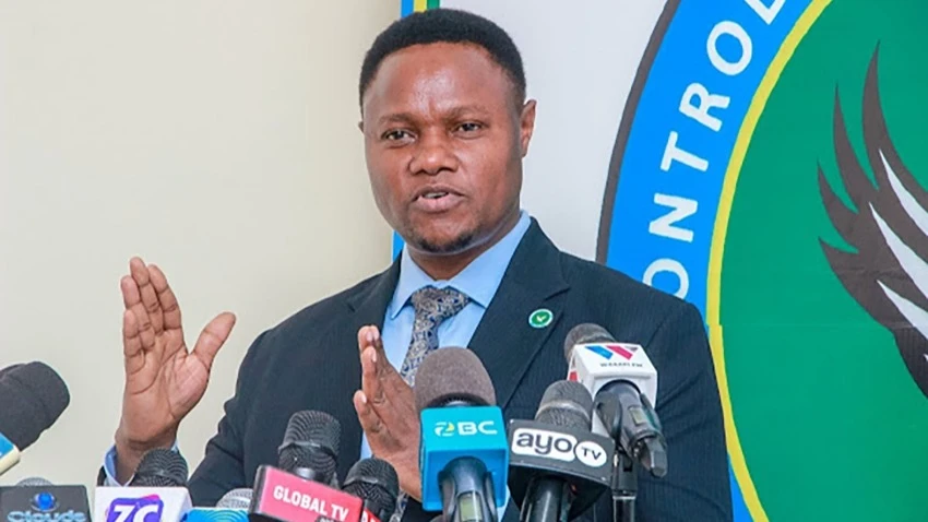 Commissioner General of the Drug Control and Enforcement Authority (DCEA), Aretas Lyimo.