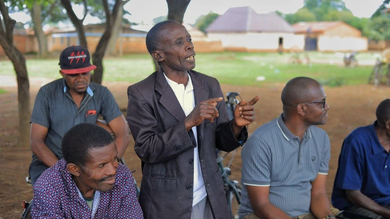 
Wakulima wa Mbozi kwenye mkutano huo 