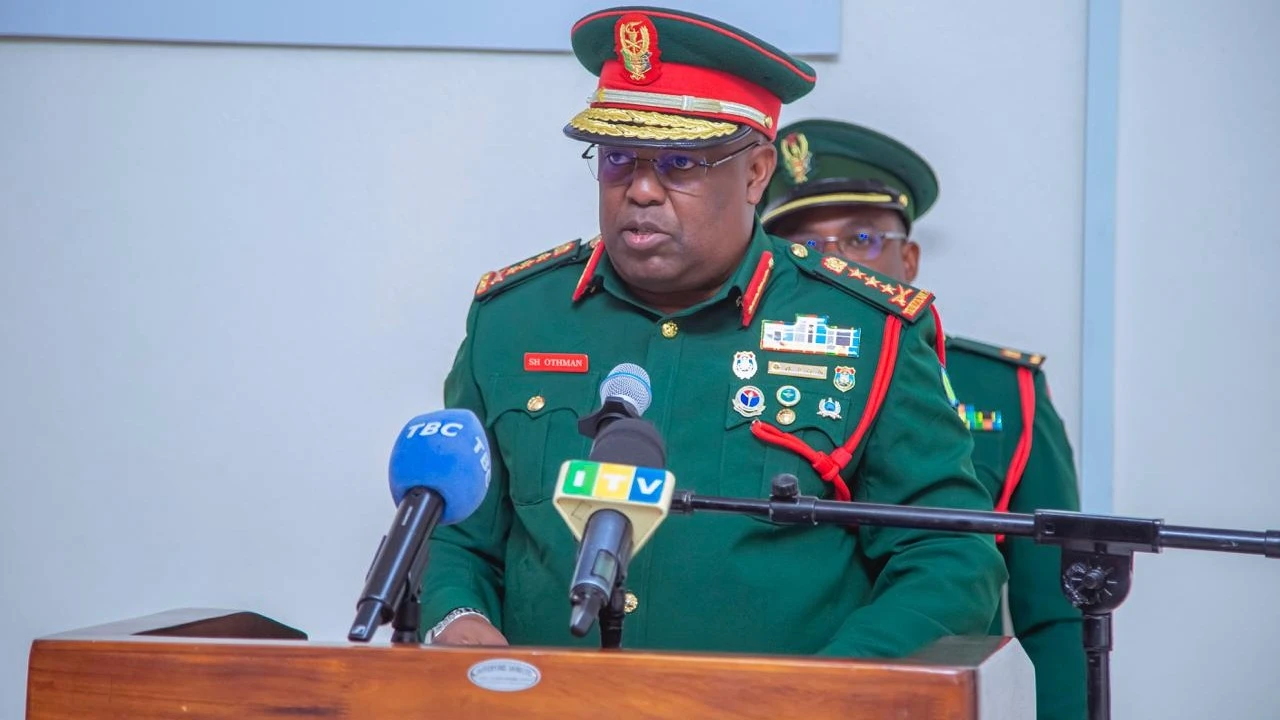 Lieutenant General Salum Haji Othman, the TPDF chief of staff