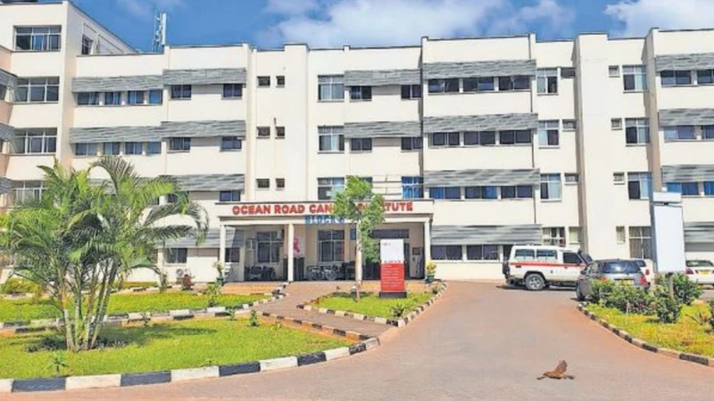  Ocean Road Cancer Institute in Dar es Salaam.