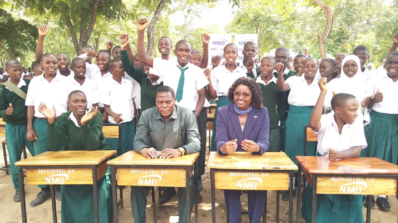 
NMB handed over Tsh 21.6 million in donations to primary and secondary schools in Malinyi
