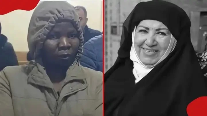 Mfanyakazi wa nyumbani Vicky Ajok (kushoto) na mwigizaji wake Huda Shaarawi (kulia)