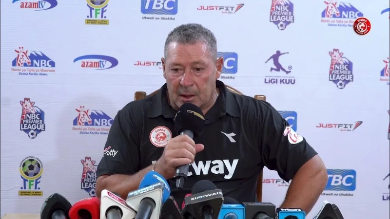 
SIMBA SC head coach Steve Barker 