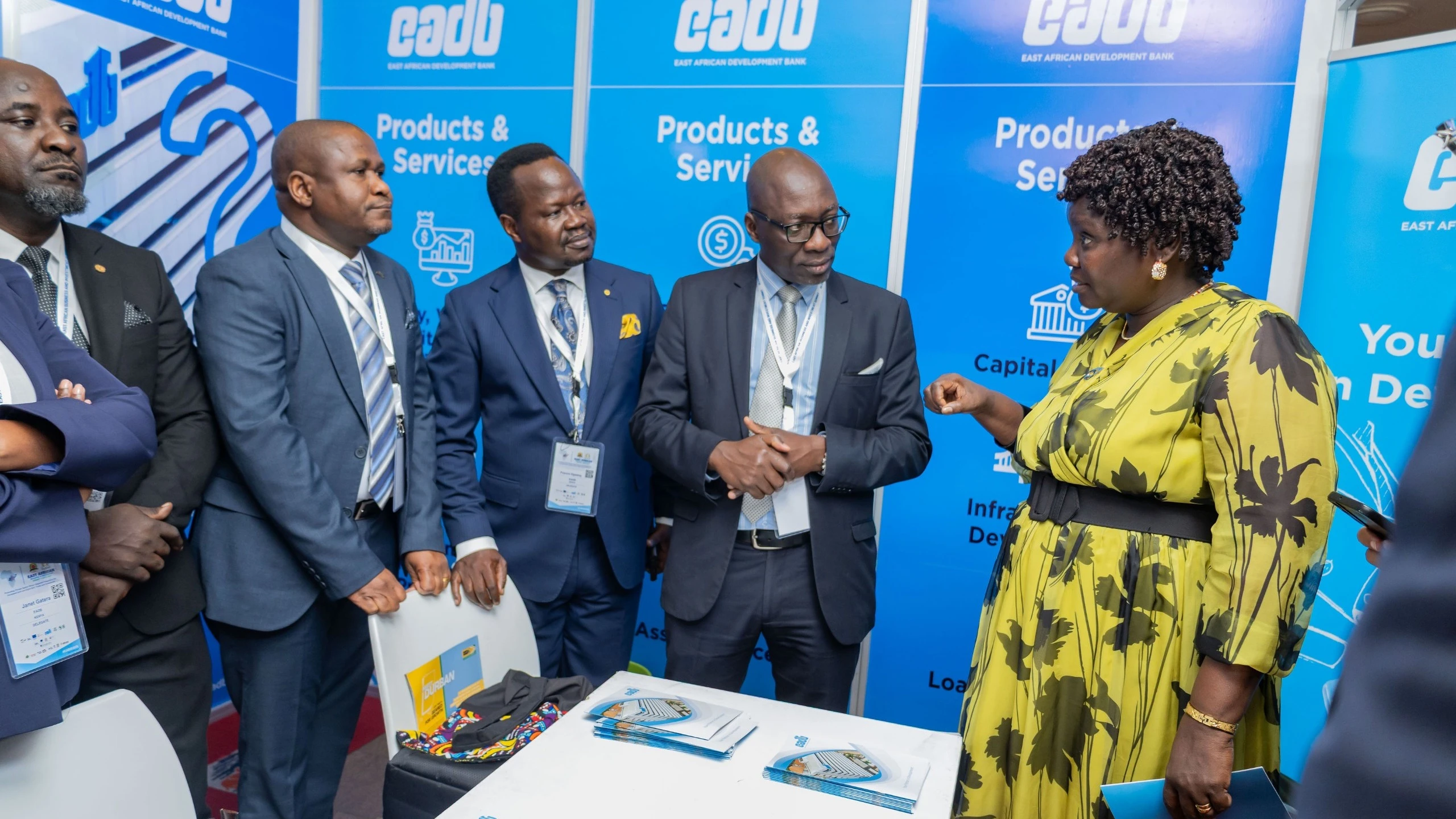 Beatrice Askul Moe at EADB booth 